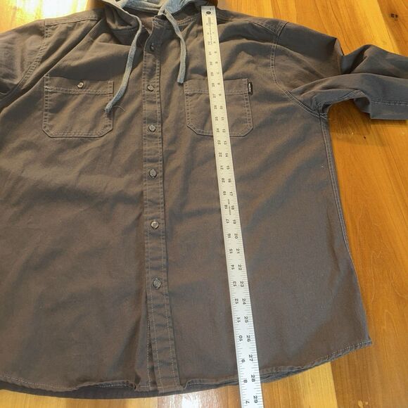 Molokai Surf Co Men’s Shirt Jacket With Good. XL. Brown. Button Up - Picture 6 of 10